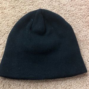 Black acrylic hat